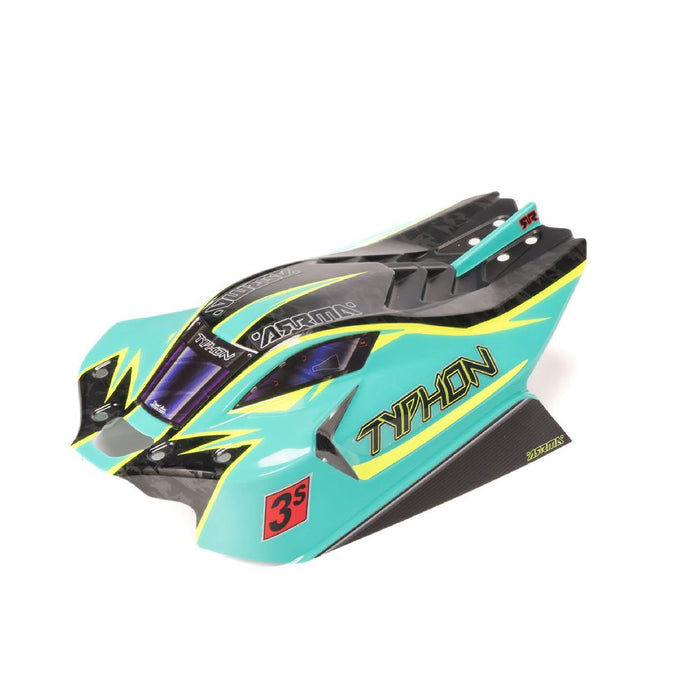 Arrma TYPHON 4x4 Clipless Painted Decaled Body (Green)