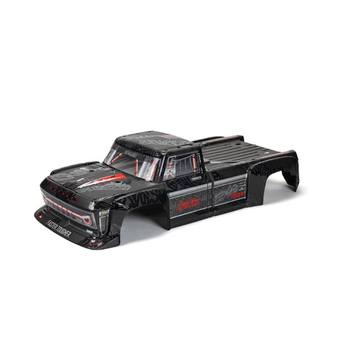 Arrma OUTCAST 8S Painted Decaled Trimmed Body - Black