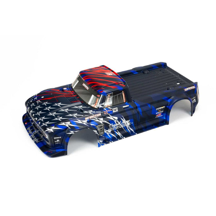 Arrma 1/7 INFRACTION 6S BLX Painted Body - Blue/Red