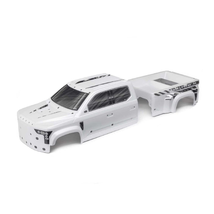 Arrma BIG ROCK 6S BLX Painted Decaled Trimmed Body - White