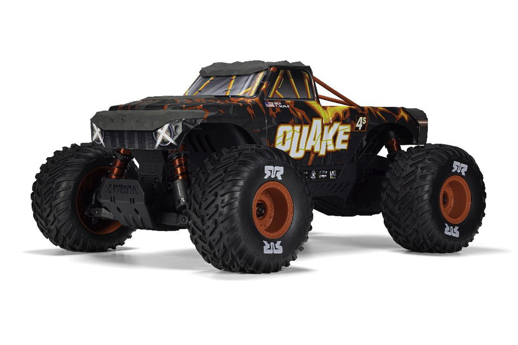 Arrma 1/8 QUAKE 4S DSC 4X4 Brushless RTR - Black/Red