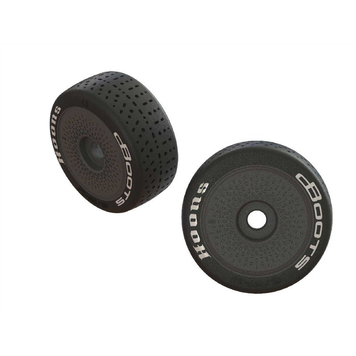 Arrma 'Hoons' 42/100 2.9 Tire, on Black Belted Speed Wheels (2)