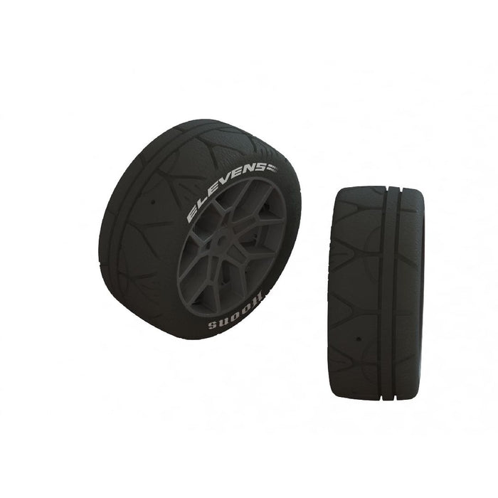 Arrma dBoots 'ELEVENS' 35/085 2.4 (White) on Black Wheel (2)