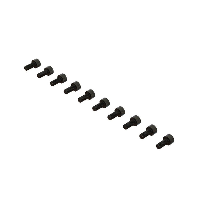 Arrma Cap Head Hex Machine Screw M2.5x6mm (10)
