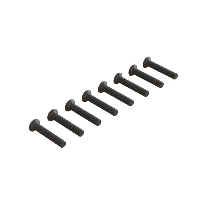 Arrma Flat Hex Head Machine Screw M3x18mm (8pcs)