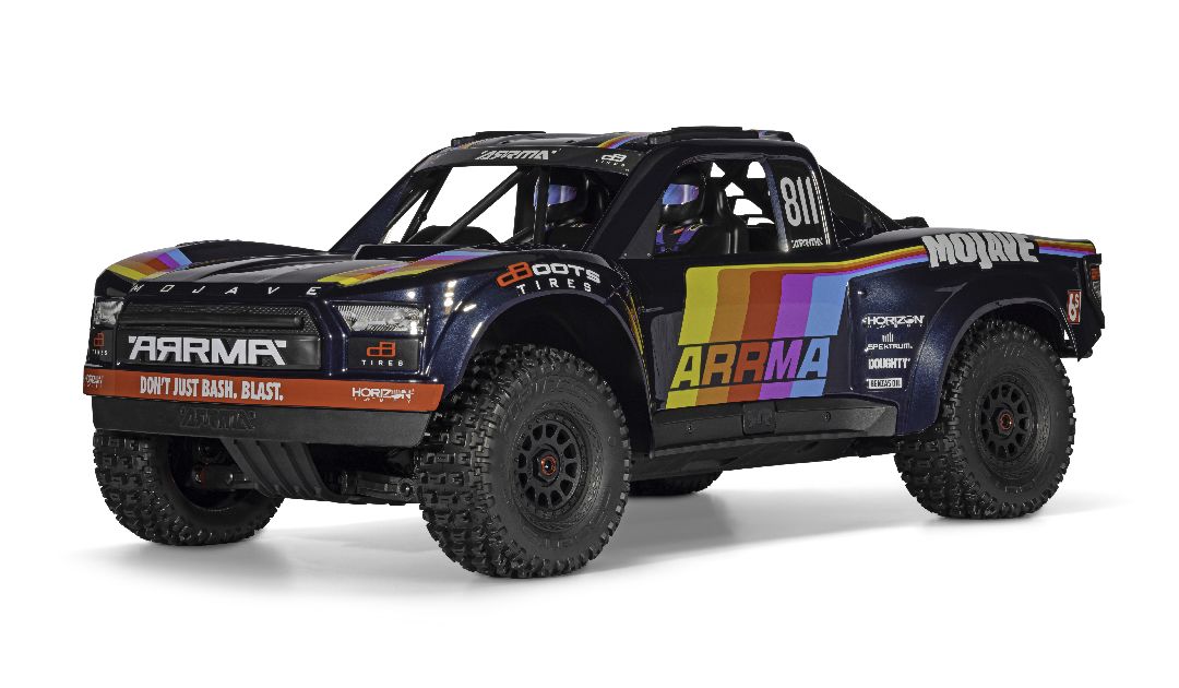 PRE-ORDER Arrma 1/7 MOJAVE 6S Brushless Desert Truck 4X4 RTR - Blue
