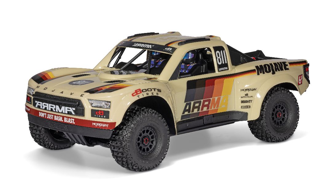 PRE-ORDER Arrma 1/7 MOJAVE 6S Brushless Desert Truck 4X4 RTR - Beige