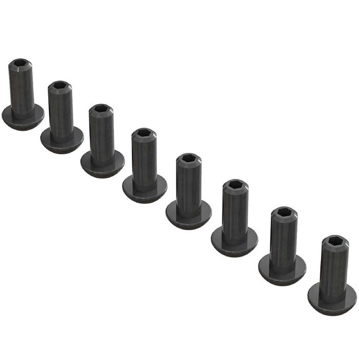 Arrma AR727410 Double Socket Buttn Head Screw 4x10mm (8)