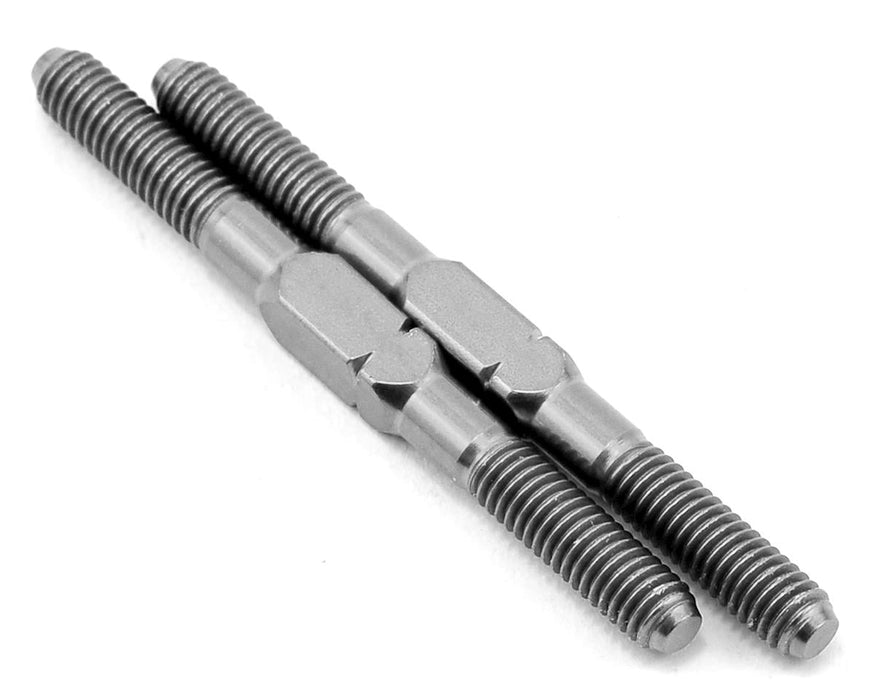 Team Associated 1.375" Titanium Turnbuckle Set (Silver) (2)