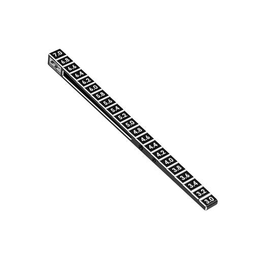 Team Associated FT Stepped Ride Height Gauge, 3-7mm