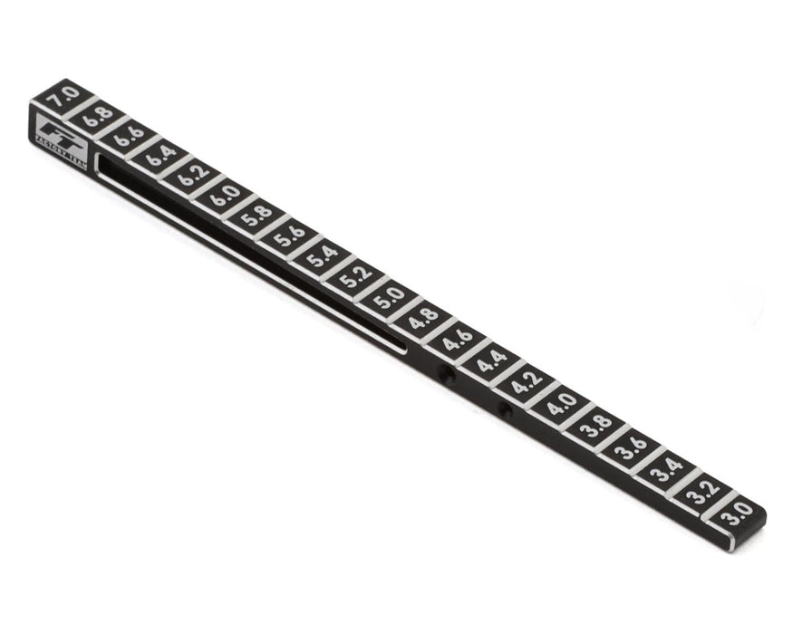 Team Associated Factory Team Aluminum Stepped On-Road Ride Height Gauge (3-7mm)