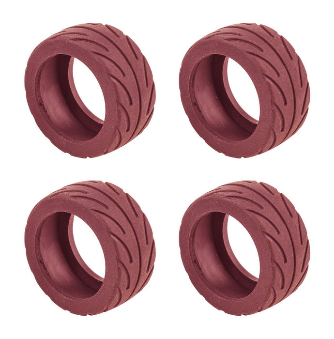 Team Associated NanoSport Radial Tires, red