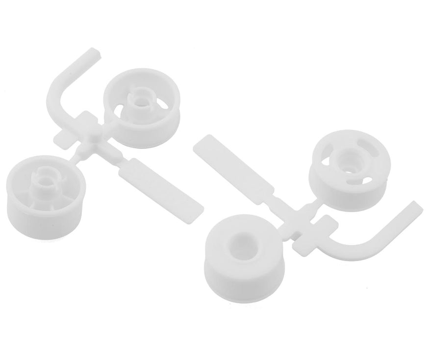 Team Associated RC28R Wheels Set (White)