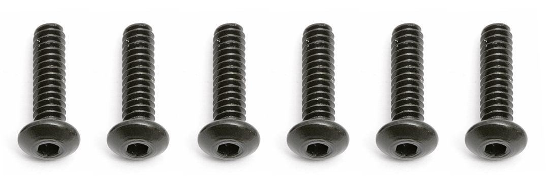 Team Associated 4-40x7/16" Button Head Cap Screws (6)