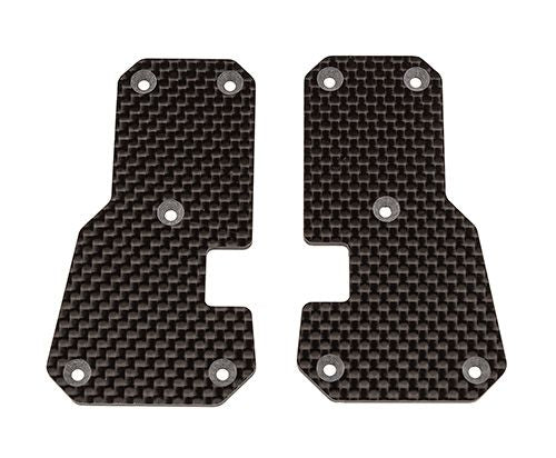 Team Associated SR7 FT Arm Inserts, carbon fiber