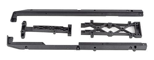 Team Associated SR7 FT Lower Chassis Brace Set, carbon