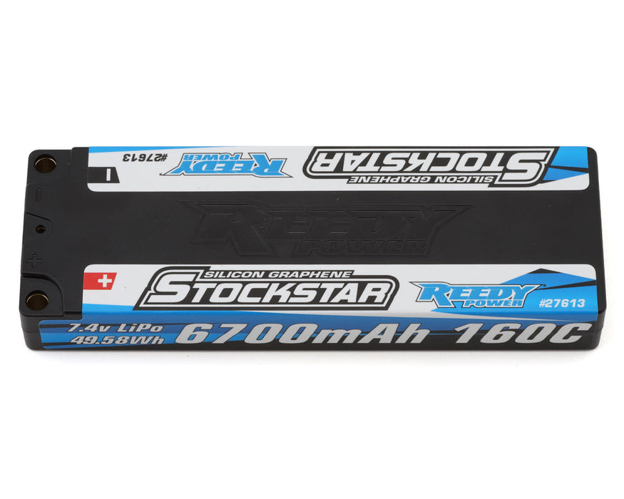 Reedy Stockstar 2S Low Profile 160C LiPo Battery (7.4V/6700mAh)