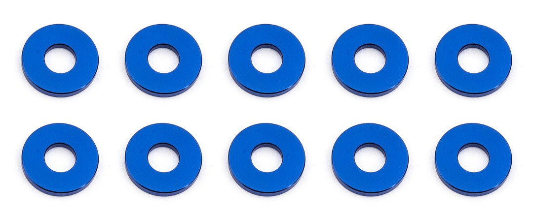 Team Associated Aluminum Bulkhead Washers, 7.8x1.0 mm (10)