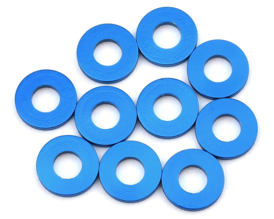 Team Associated 7.8x3.5x2.0mm Aluminum Hub Spacer Washer (Blue) (10)