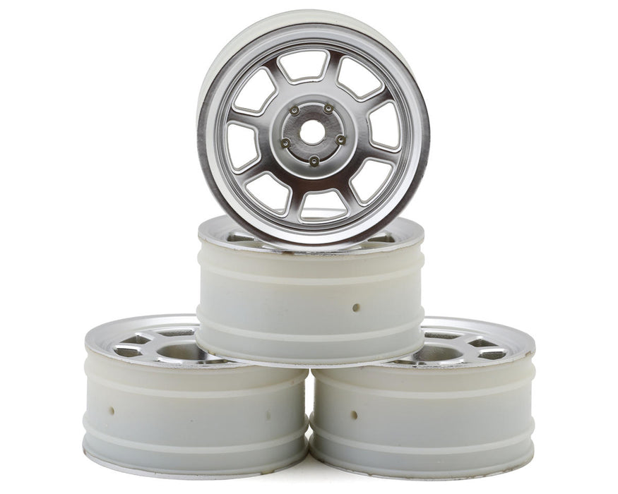 Team Associated Rc10 6x6 Wheels (Chrome) (4)