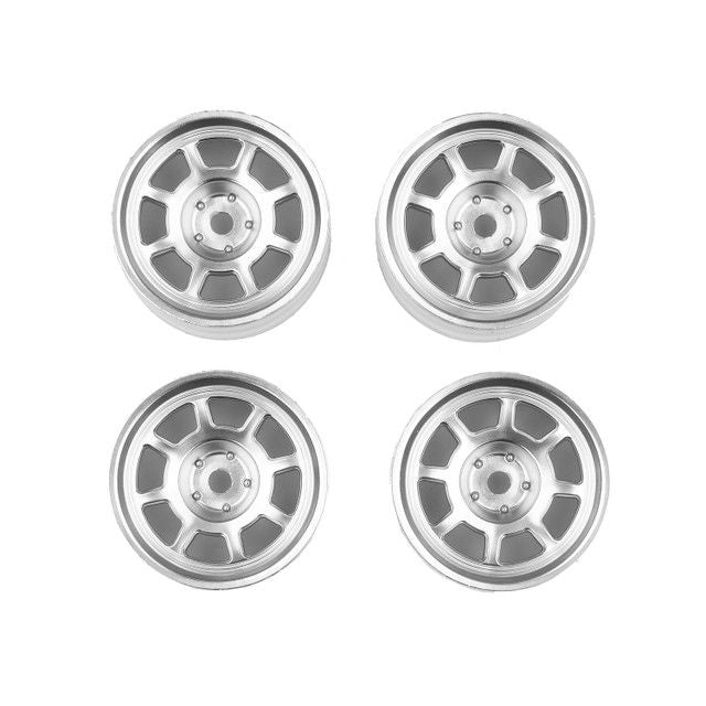 Team Associated 6x6 Wheels, Chrome (4)