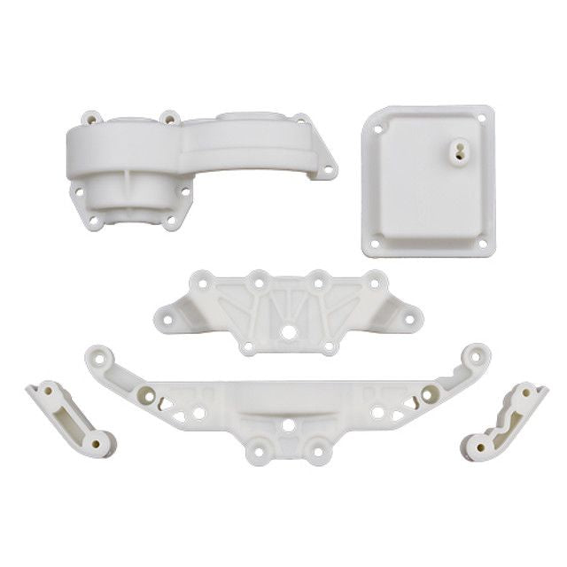 Team Associated RC10 4x4 Rally Top Plates, Gear & Receiver Box