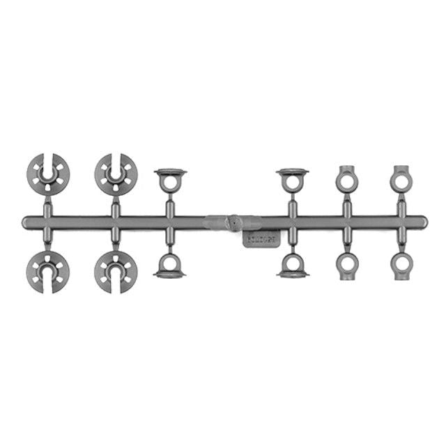 Team Associated RC10TC8 Shock Ball Ends And Spring Cups
