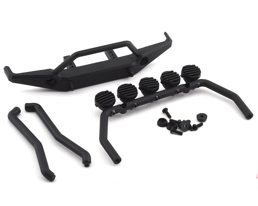 Team Associated CR12 Roll Bar & Bumper (Black)