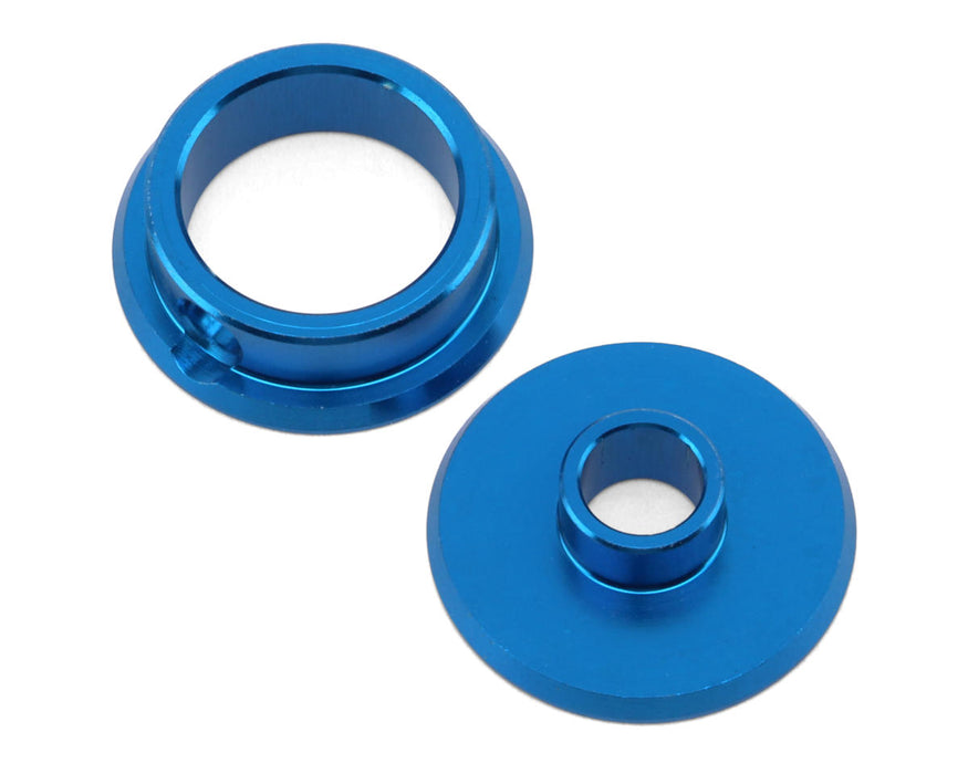 Team Associated RC10 4WD Factory Team Aluminum Guide Pulley Set (Blue)