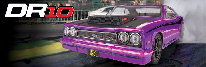 Team Associated 1/10 DR10 Drag Race Car 2wd RTR - Purple
