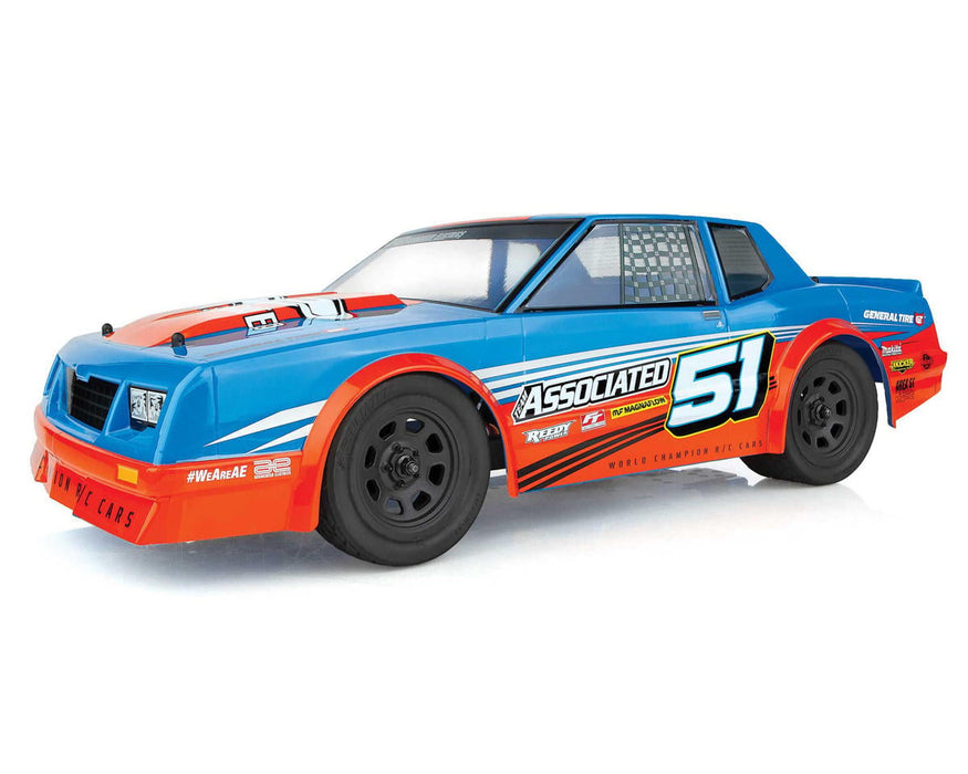 Team Associated SR10M RTR Electric Brushless 2WD Dirt Oval Car Combo (Blue)