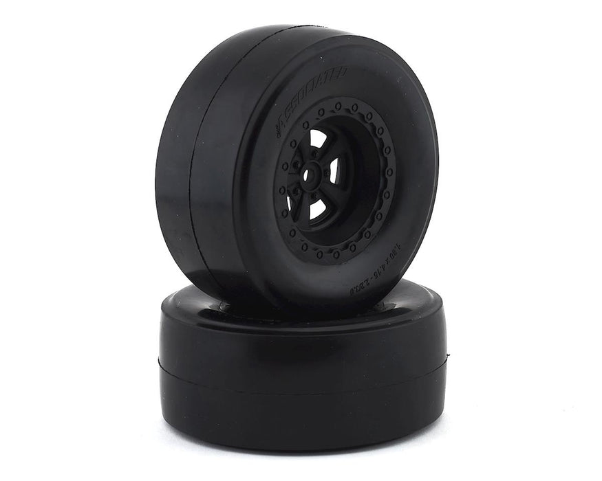 Team Associated DR10 Rear Pre-Mounted Drag Racing Slick Tires (2)