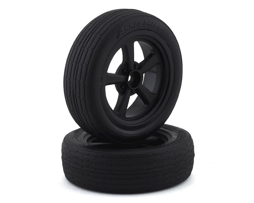 Team Associated DR10 Front Pre-Mounted Drag Racing Tires (2)