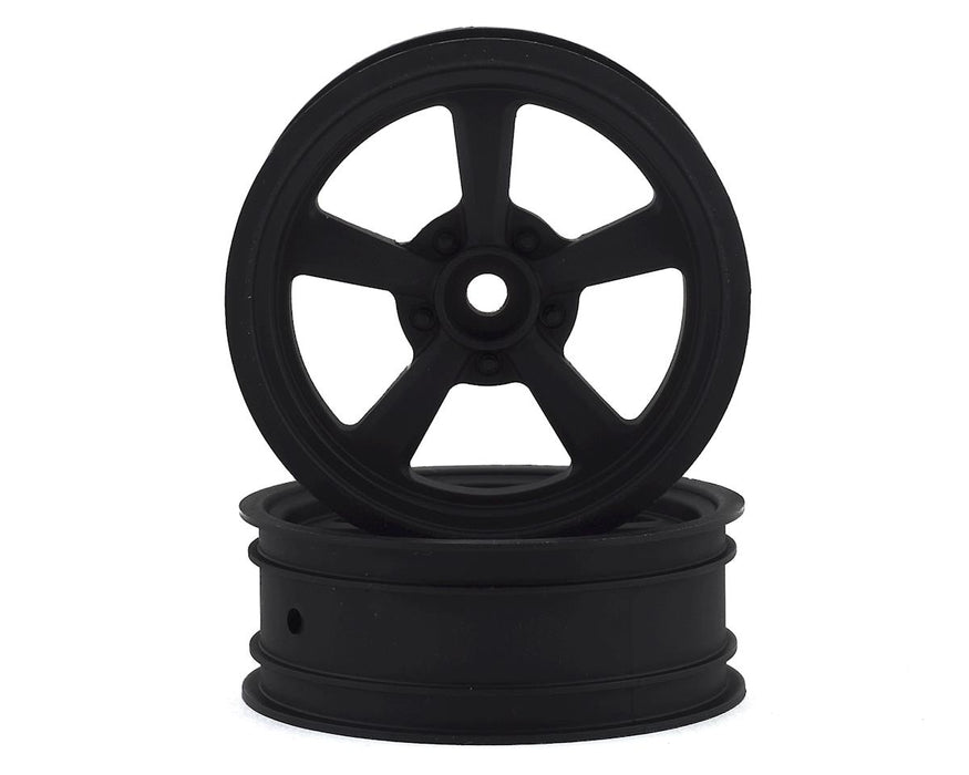 Team Associated DR10 2.2 Drag Racing Front Wheels (Black) (2)