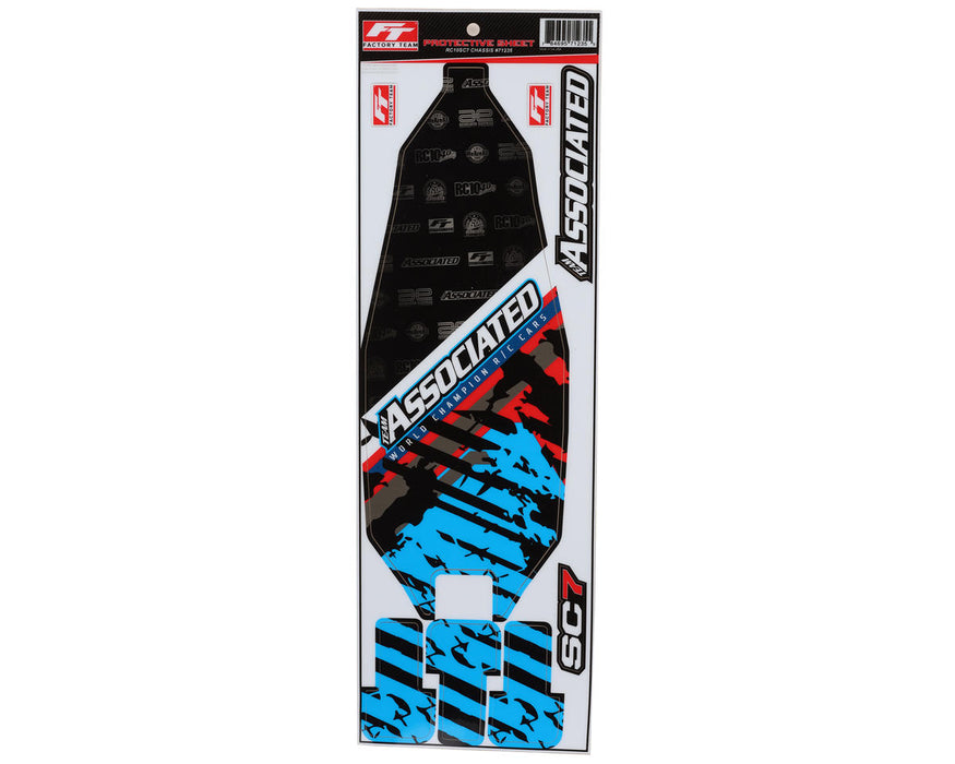 Team Associated RC10SC7 Factory Team Pre-Cut Chassis Protective Sheet