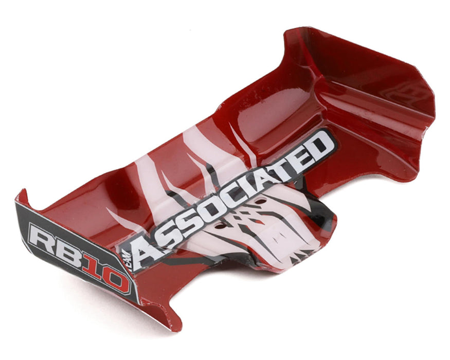 Team Associated RB10 RTR Rear Wing (Clear)