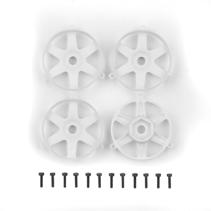 Team Associated FT Adjustable Wheel Face Plate, White