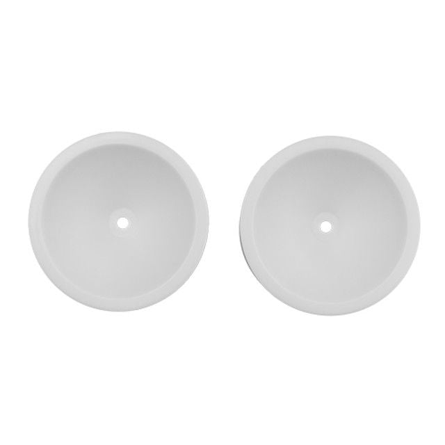 Team Associated Truck Rear Wheels, White