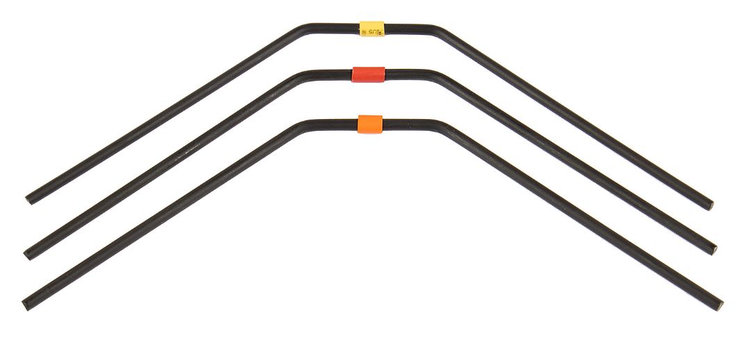 Team Associated RC8B3 FT Rear Anti-roll Bars, 2.8-3.0mm