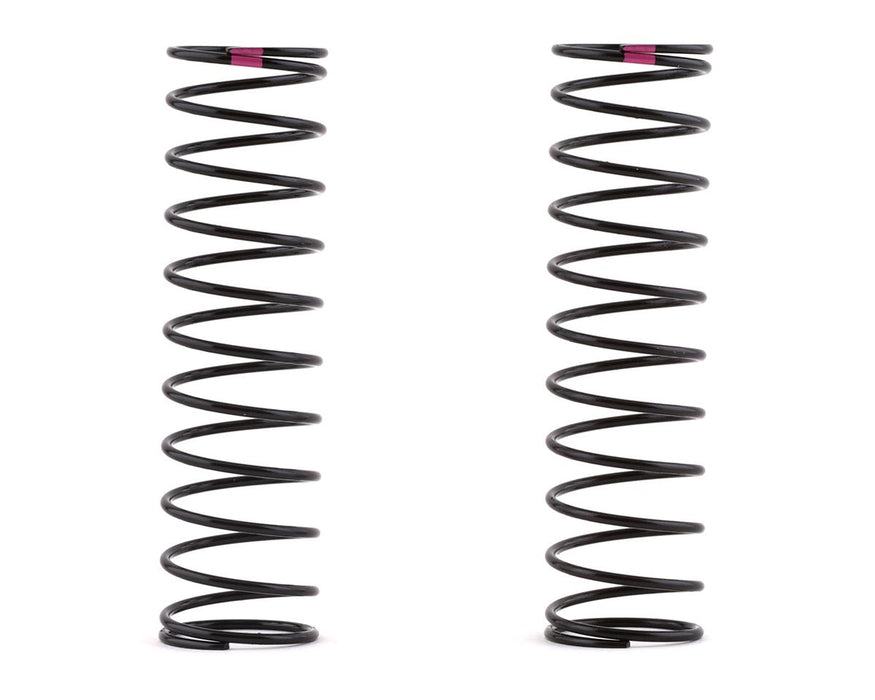Team Associated RC8B Rear V2 Shock Spring Set (Pink - 3.7lb/in) (2)