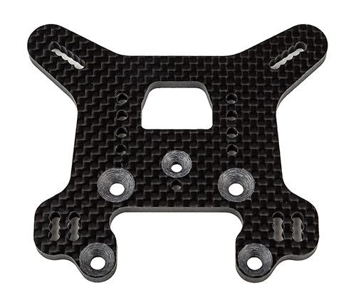 Team Associated RC8B4.1 FT Rear Shock Tower, 36.5, carbon fiber