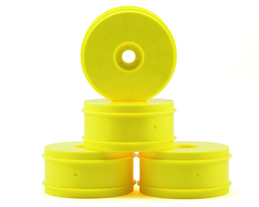 Team Associated 1/8 Buggy Front/Rear 2.8 Wheels, 83mm, Yellow (4): RC8