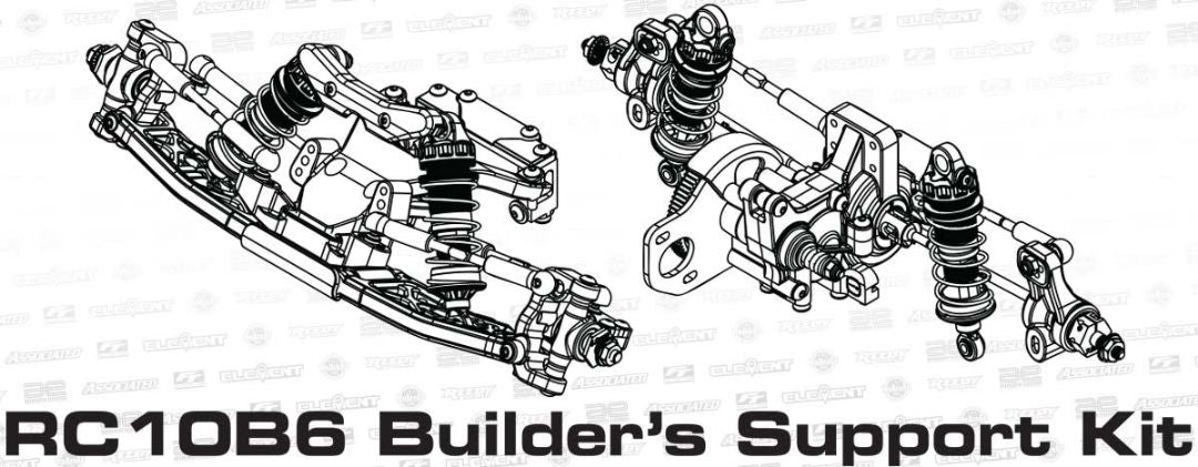 Team Associated 1/10 RC10 B6 Builder's Support 2wd Kit