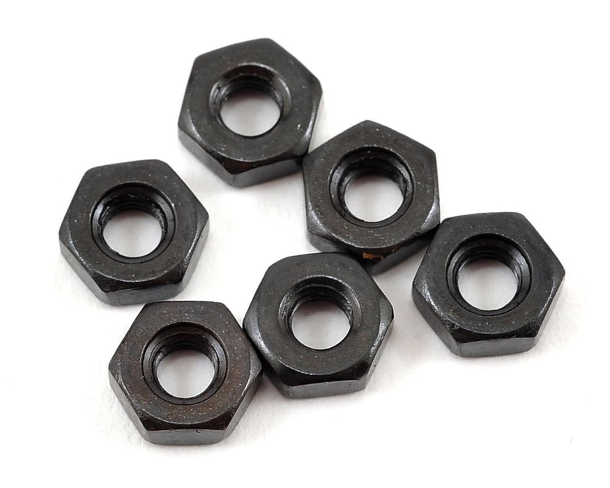Team Associated M3 Nut (Black) (6)