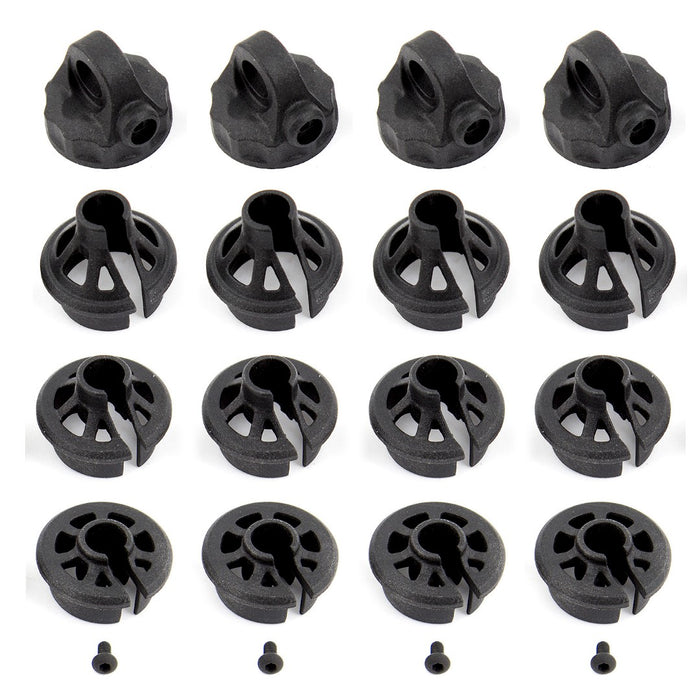 Team Associated B6.1 Shock Caps and Spring Cups