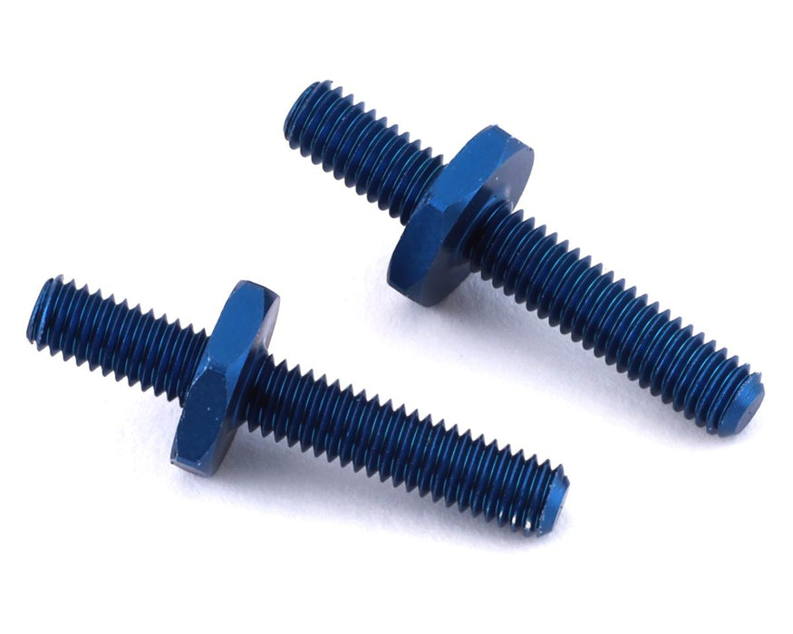 Team Associated RC10B6.3 Factory Team Battery Strap Shoulder Screw (Blue) (2)