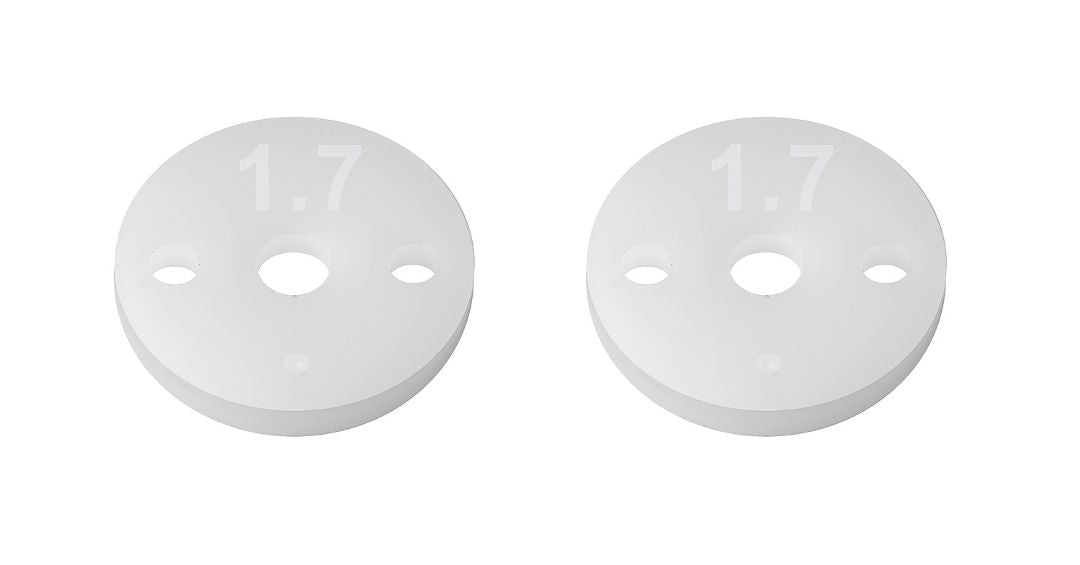 Team Associated FT 13mm Shock Pistons,  2.5mm, 2x1.7