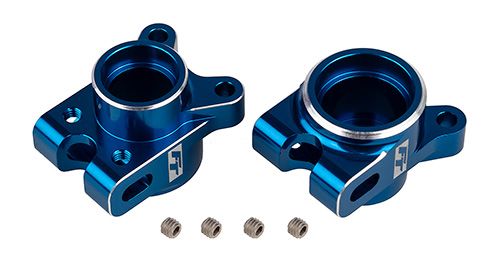 Team Associated RC10B7 FT Rear Hub Set, blue