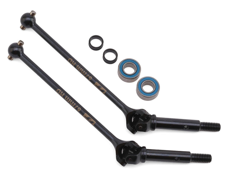 Team Associated RC10B7 Factory Team Steel Universal Driveshafts Set (67mm)