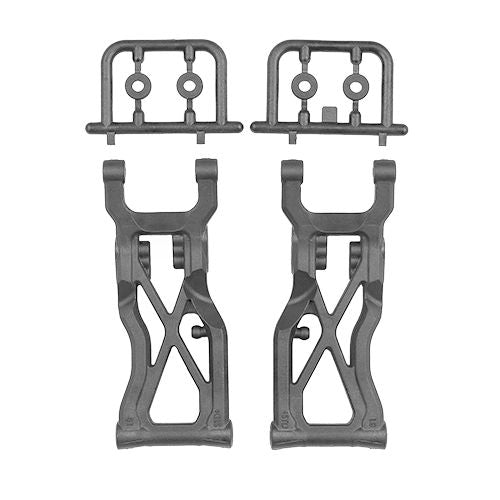 Team Associated RC10B7 FT Carbon Rear Suspension Arms V2, 81mm